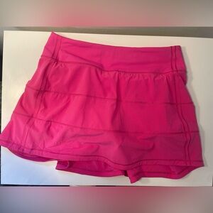 Lululemon pace rival skirt 4 way stretch 15” pink women’s size 4